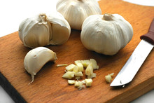 Chopping The Garlic