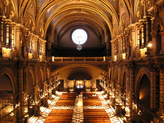 Interior basílica Montserrat, Barcelona