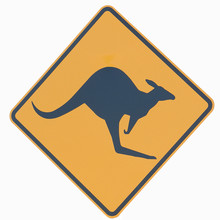 Australian Kangaroo Sign
