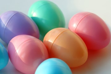 plastic easter eggs