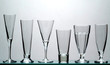 various long drink glasses