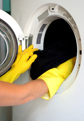 housekeeping: washing clothes