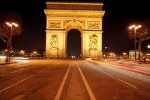 Arc De Triomphe And Champs élysées