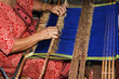 malaysia, borneo, sarawak: weaving