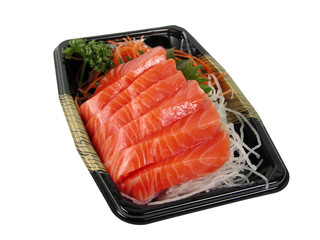 salmon sashimi box