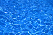 canvas print picture pure blue water in pool