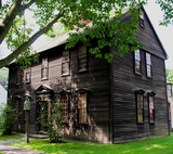 old house in summer