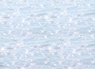 high key sparkling ocean