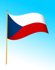 Sticker - flag - czechia 2