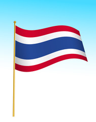 Sticker - flag - thailand