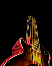 Guitar And Neon