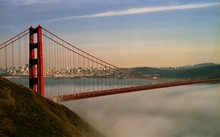 San Francisco Golden Gate Im Nebel