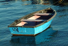 Boat In Blue Sea
