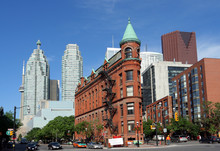 Toronto Financial District And Flatiron Building