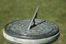 Old Sundial In The Park