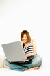 © Dash - asian girl with laptop