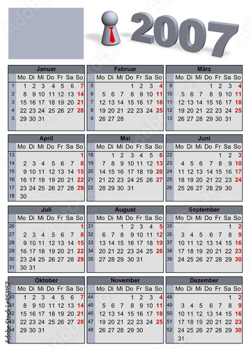 kalender 2007 2021