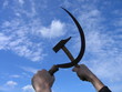 the sickle and hammer.