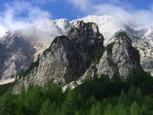 Kamnik Alps In The Mist
