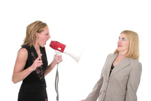 Agitated Two Business Women Team 3
