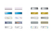 © Ariel Design - web buttons - 3d - metallic