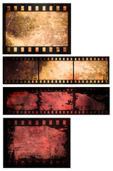 Wall Mural - abstract film strip background