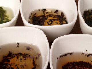 a variety of teas