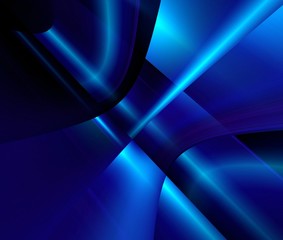 Poster - web design. blue abstract