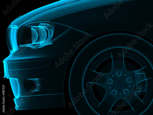 car front Wallpaper Mural