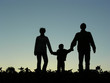© Pavel Losevsky - family with boy sundown