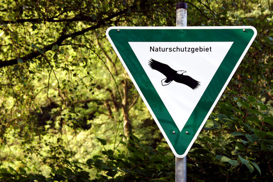 schild naturschutzgebiet