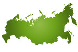 Fototapeta Las - karte russland