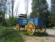 blue wagon