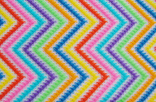 Zig Zag Fabric From The Seventies