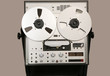 classic open reel audio tape recorder