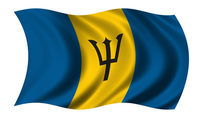 Wall Mural - flag of barbados