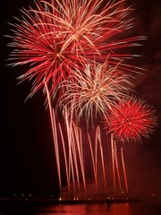 red fireworks