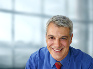 businessman in his office