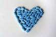 heart made with pills