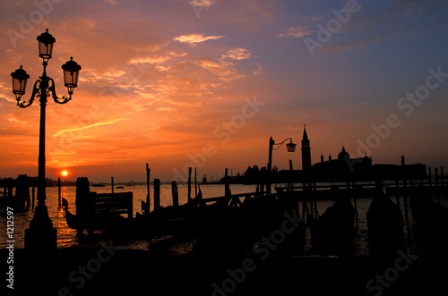 Nowoczesny obraz na płótnie sonnenaufgang in venedig