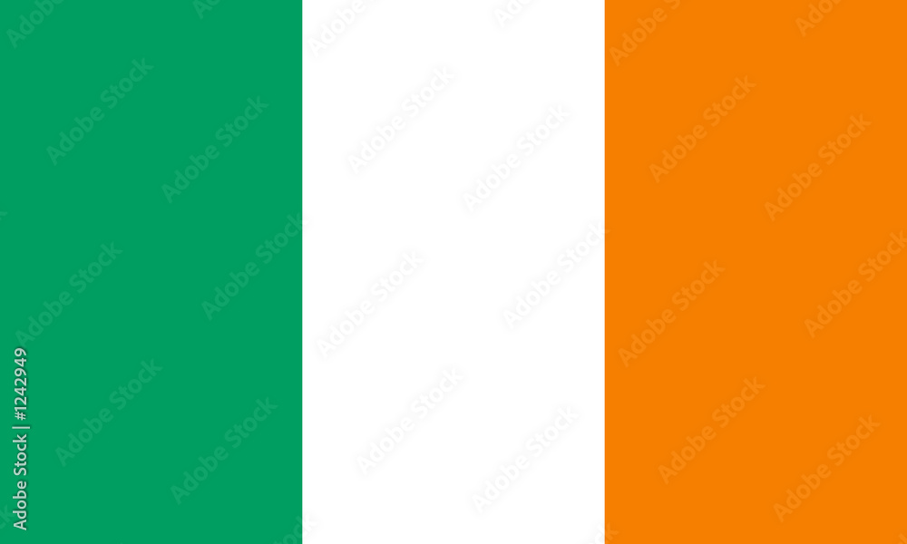 irland fahne - obrazy, fototapety, plakaty 