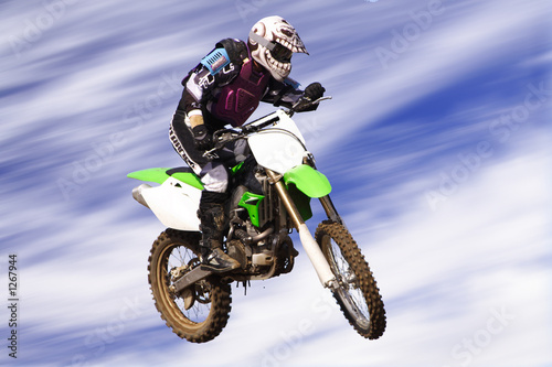 Fototapeta dla dzieci moto cross jump high