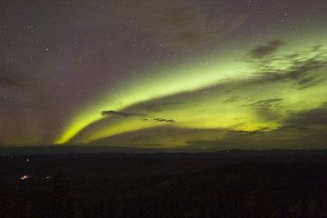 double northern lights arc