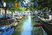 Canal In Enkhuizen