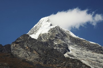 Canvas Print - mountain peak