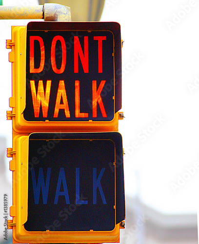don’t walk sign Stock Photo | Adobe Stock