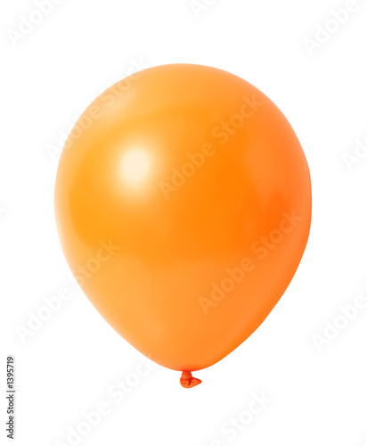 Fotografía balloon on white with path