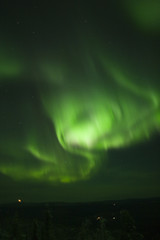 Wall Mural - swirling northern lights