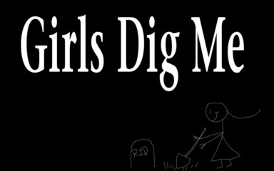 Wall Mural - girls dig me