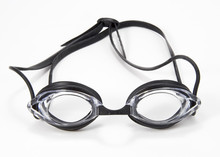 Black Swimming Goggles Front